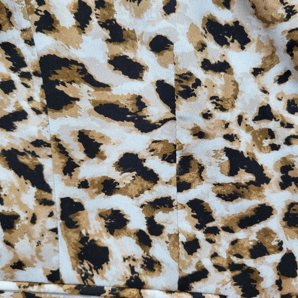 CALVIN KLEIN Womens Black Animal Print Blazer Jacket Plus Size 20W  (NWT) - Picture 7 of 11